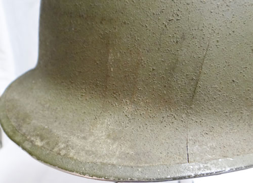 WW II U.S. M-1 Helmet with "FIXED BALE" with Net