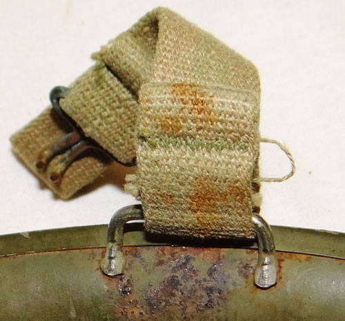 WW II U.S. M-1 Helmet with "FIXED BALE" with Net