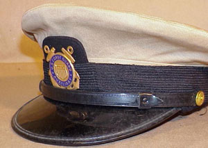 U.S. Vietnam Period U.S. Coast Guard "Auxiliary" Service Cap