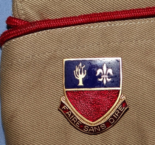 WWII U.S. Army 161st Field Artillery Regt. 35th Inf. Div. NCO/EM Garrison Cap