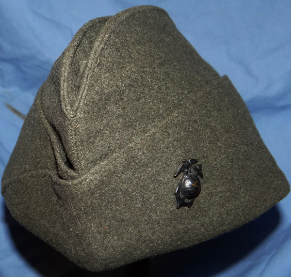 WW II U.S. Marine NCO/EM Garrison Cap