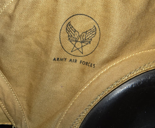 WW II U.S. Army Air Force "AN-H-15" Summer Flight Helmet