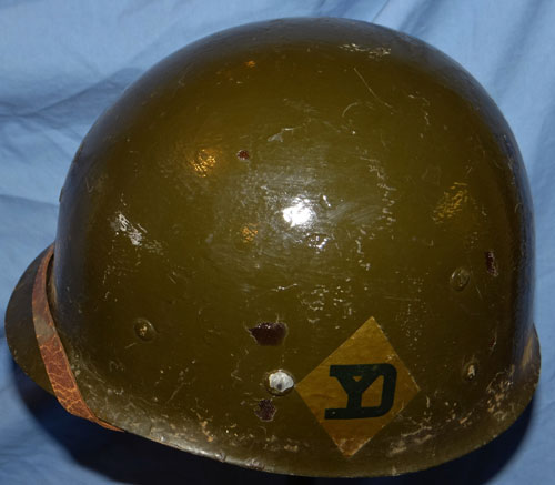 WW II U.S. Army 101st Inf. Regt. 26th Inf. Div. Helmet