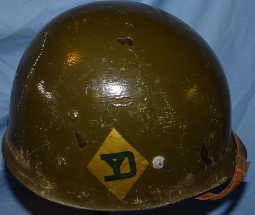 WW II U.S. Army 101st Inf. Regt. 26th Inf. Div. Helmet