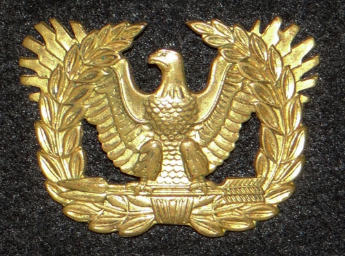 WW II U.S. Army Warrant Officer Visor Hat Insignia