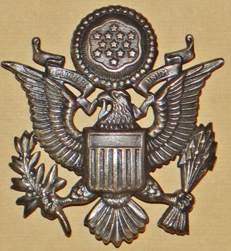 Korean War Period U.S. Air Force Visor Hat Insignia