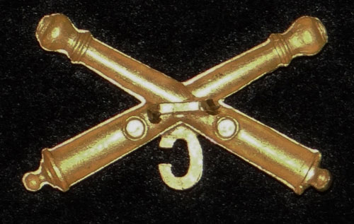 1895/1905 ? U.S. Artillery Officer Collar/Cap Insignia