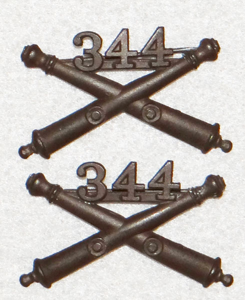 WW I U.S. Army Artillery Officers Collar Insignia