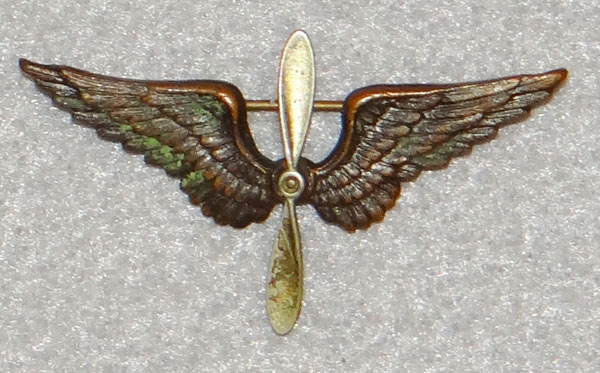 WW I U.S. Army Aviation Officer Collar Insignias