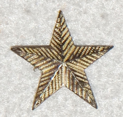 WW I Pattern Brigadier General Rank Star