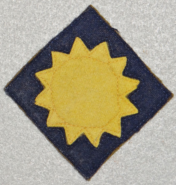 WW I 40th Div. Shoulder Patch