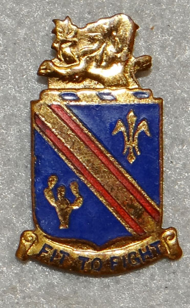 WW II Enamel 152nd Infantry Regt. "D.I." – 38th Inf. Div.