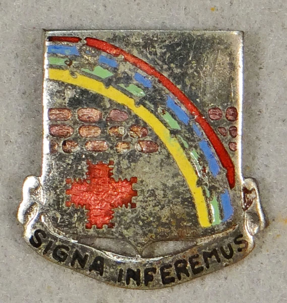 WW II Enamel 167th Infantry Regt. "D.I." – 31st Inf. Div.