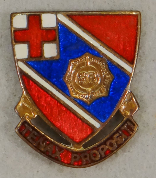 WW II Enamel 101st Engineer Bn. "D.I."