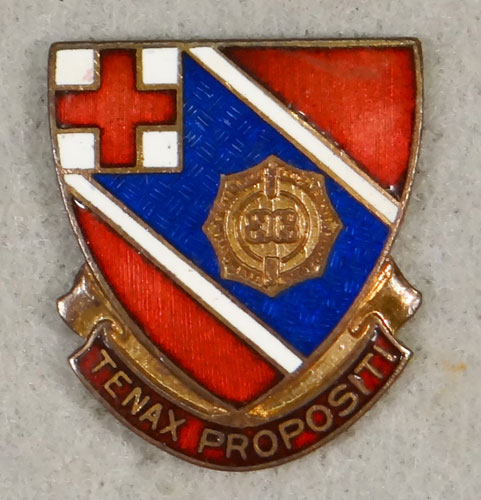 WW II Enamel 101st Engineer Bn. "D.I."