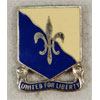 WW II Enamel 113th Quartermaster Regt. "D.I."