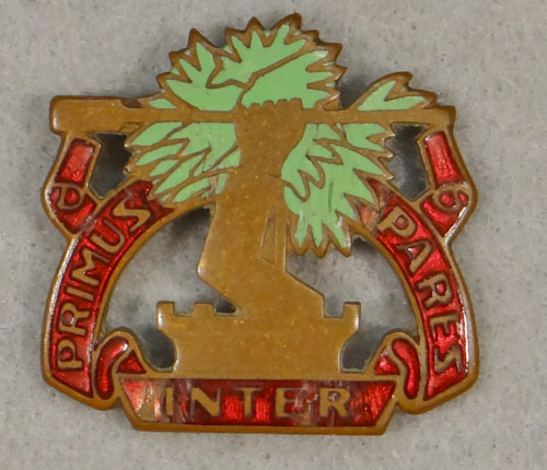 WW II Enamel 1st Coast Artillery (HD) "D.I."