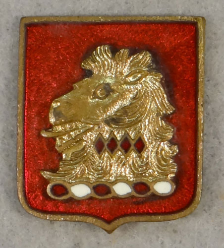 WW II Enamel 69th Field Artillery "D.I"