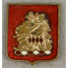 WW II Enamel 69th Field Artillery "D.I"