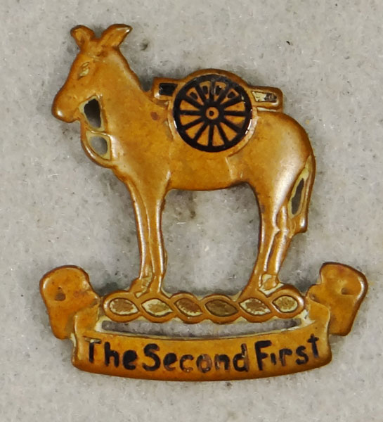 WW II Enamel 2nd Field Artillery Regt. "D.I."