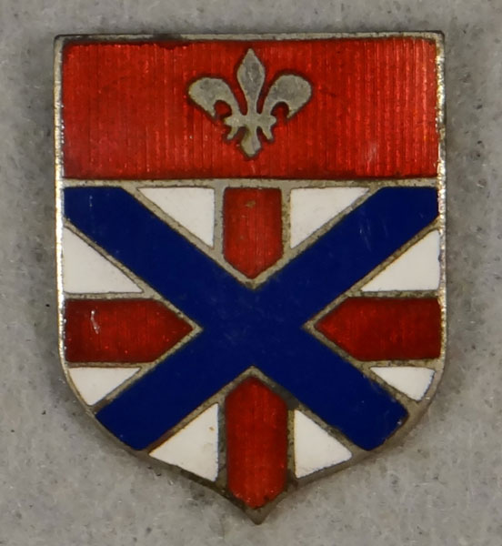 WW II Enamel 192nd Field Artillery Regt. 