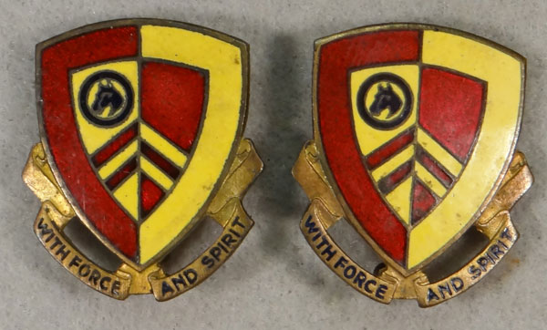 WW II Enamel 173rd Field Artillery Bn. "D.I."