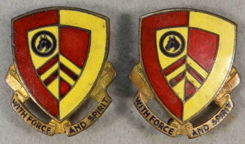 WW II Enamel 173rd Field Artillery Bn. "D.I."