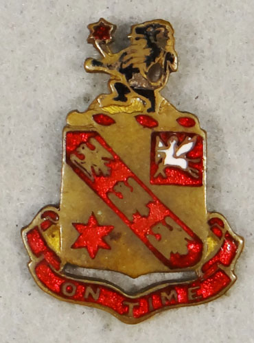 WW II Enamel 11th Field Artillery Regt. "D.I."