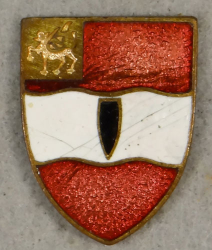 WW II Enamel 82nd Field Artillery Regt. "D.I."