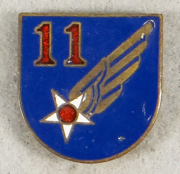 WW II 11th AAF Enamel Patch "D.I."