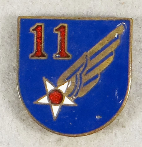 WW II 11th AAF Enamel Patch "D.I."