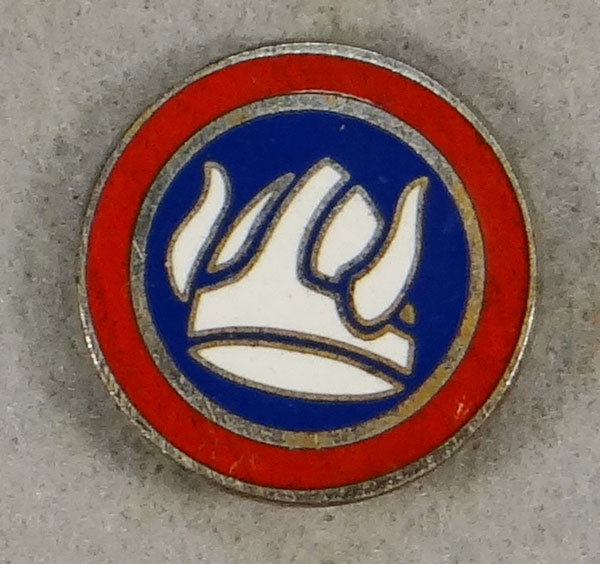 WW II Enamel 47th Div. Patch "D.I."