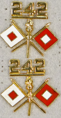 Army Officer Signal Corps Collar Insignia