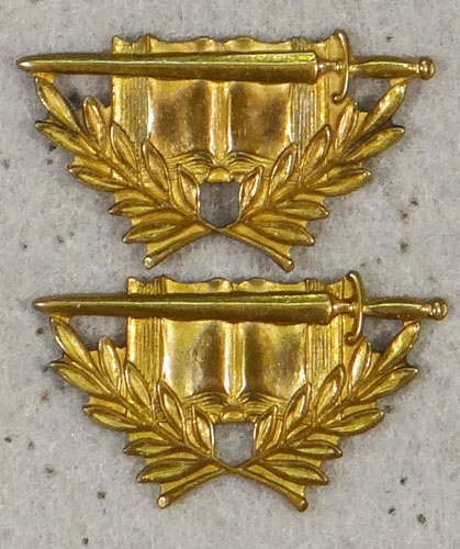 Korean War Period Officer Staff Specialist Collar Insignia