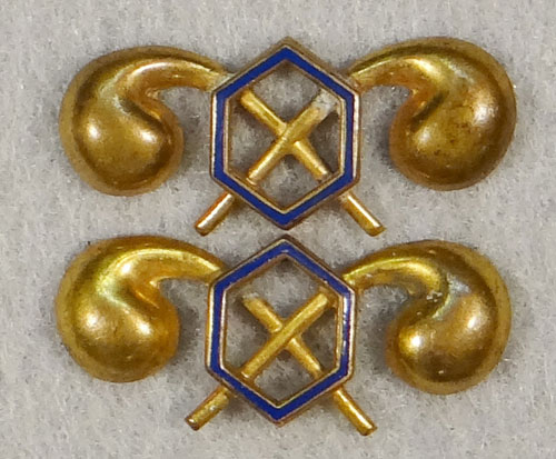 WW II Chemical Corps Officer Collar Insignia