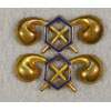 WW II Chemical Corps Officer Collar Insignia