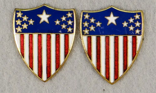 WW II Army Adjutant General Corps Officer Collar Insignia