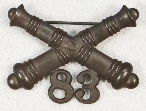 1902/1905 U.S. Army Artillery Collar Insignia