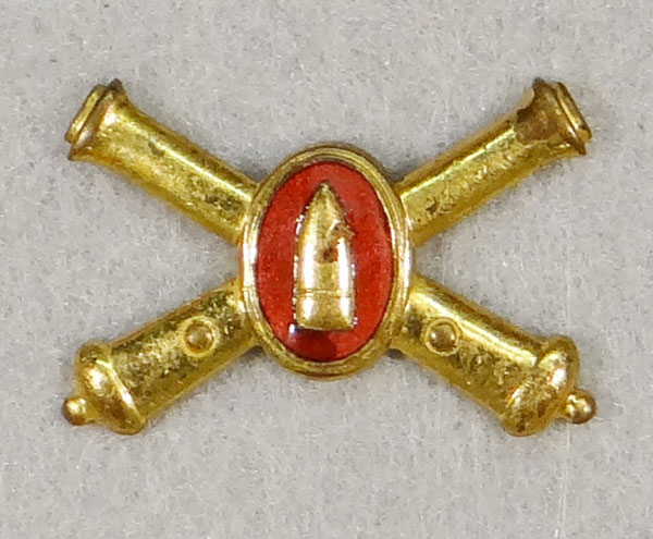 WW II U.S. Army Coast Artillery Officer Collar Insignia