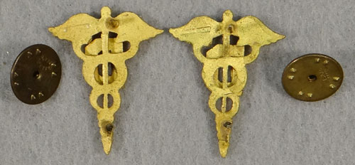 WW II Army Dental Surgeon’s Officer Collar Insignia