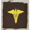 WW II Army Medical Corps Cloth Officer Collar Insignia