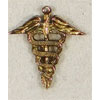 WW II Army Medical Corps STERLING Officer Collar Insignia