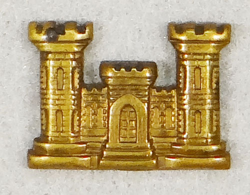 WW II Army Engineers Officer Collar Insignia