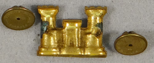 WW II Army Engineers Officer Collar Insignia