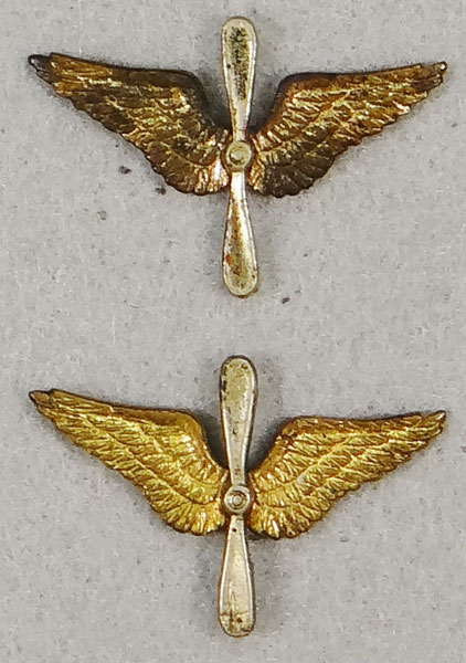 1930’s WW II Army Air Force Officer Collar Insignia