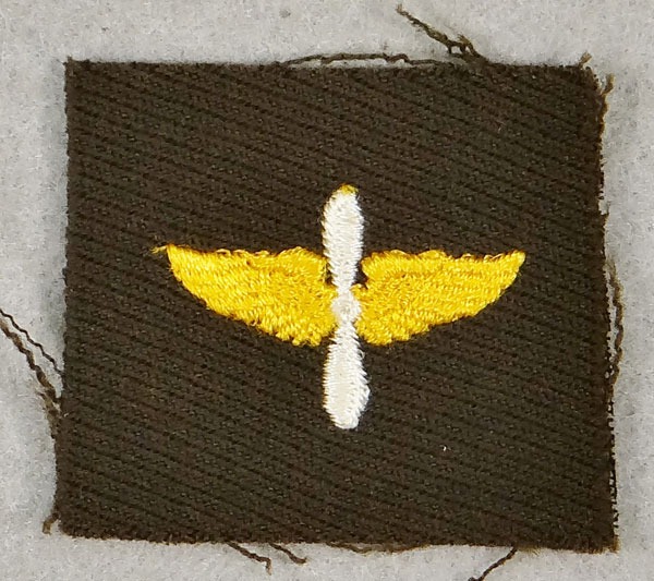 WW II AAF Cloth Officer Collar Insignia