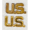 WWII/Korean War Army Officers "U.S." Collar Insignia