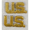 U.S. Army Officer "U.S." Collar Insignia