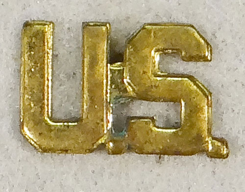 U.S. Army Officer "U.S." Collar Insignia