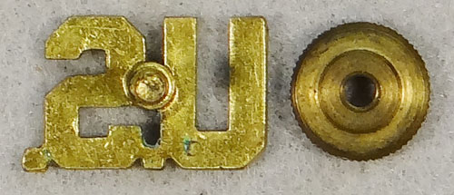 U.S. Army Officer "U.S." Collar Insignia